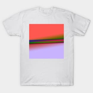 RED BLUE GREEN TEXTURE ART T-Shirt